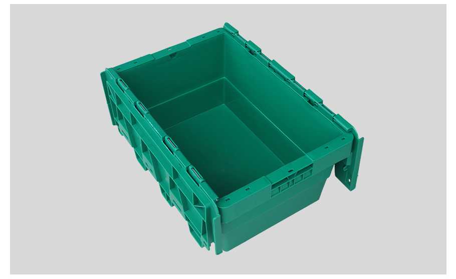 轩盛塑业500-225斜插式塑料物流箱